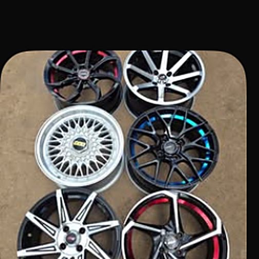 Set of alloy rims