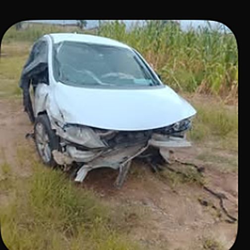 Non-running accident-damaged hybrid